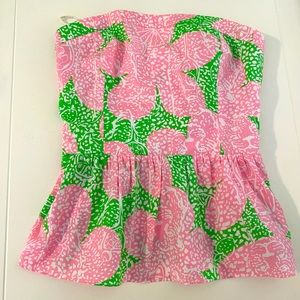 Lilly Pulitzer Shandy Strapless Top